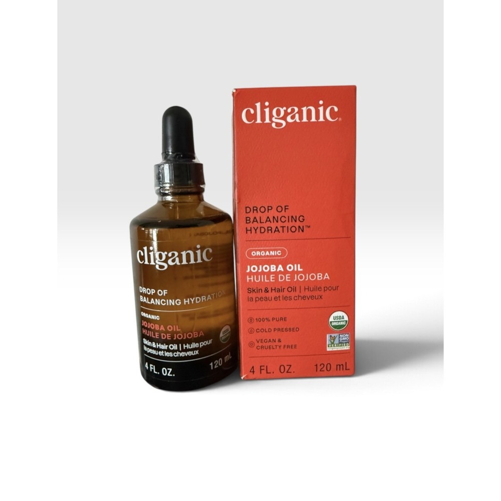 CLIGANIC ~ DROP OF BALANCING HYDRATION JOJOBA OIL~ 4 OZ